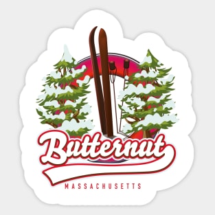 Butternut Massachusetts Ski logo Sticker